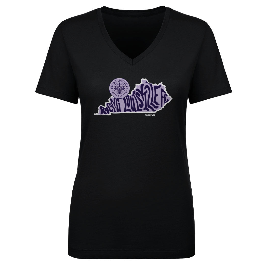 Racing Louisville FC Women's V-Neck T-Shirt | 500 LEVEL