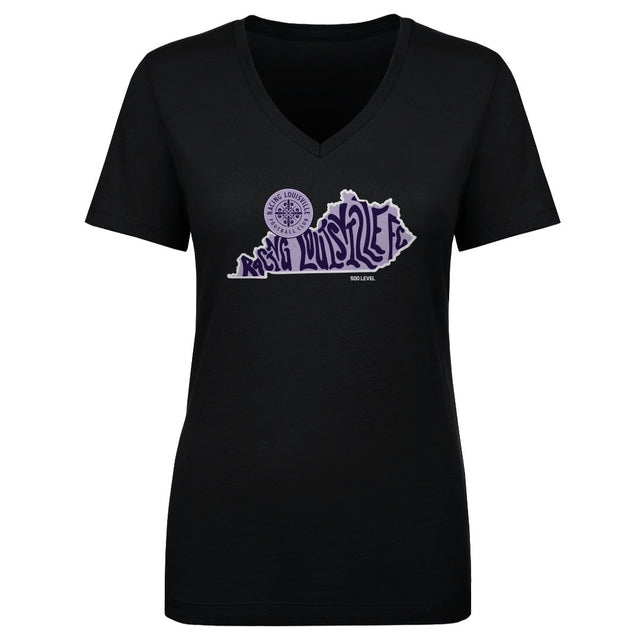 Racing Louisville FC Women's V-Neck T-Shirt | 500 LEVEL