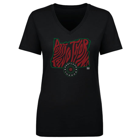 Portland Thorns FC Women's V-Neck T-Shirt | 500 LEVEL