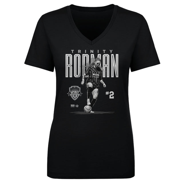 Trinity Rodman Women's V-Neck T-Shirt | 500 LEVEL