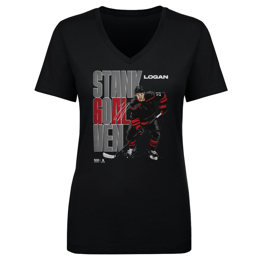 Logan Stankoven Women's V-Neck T-Shirt | 500 LEVEL
