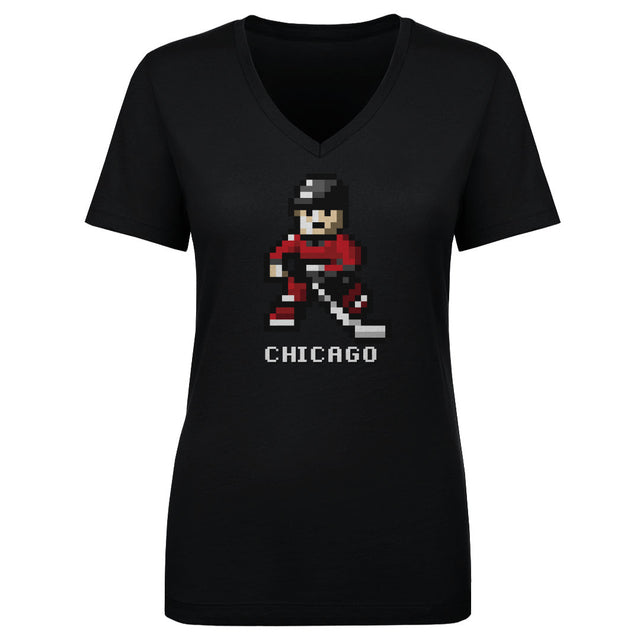 Chicago Hockey Women's V-Neck T-Shirt | 500 LEVEL