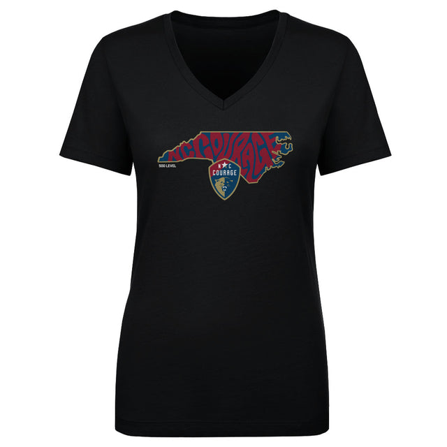 North Carolina Courage Women's V-Neck T-Shirt | 500 LEVEL