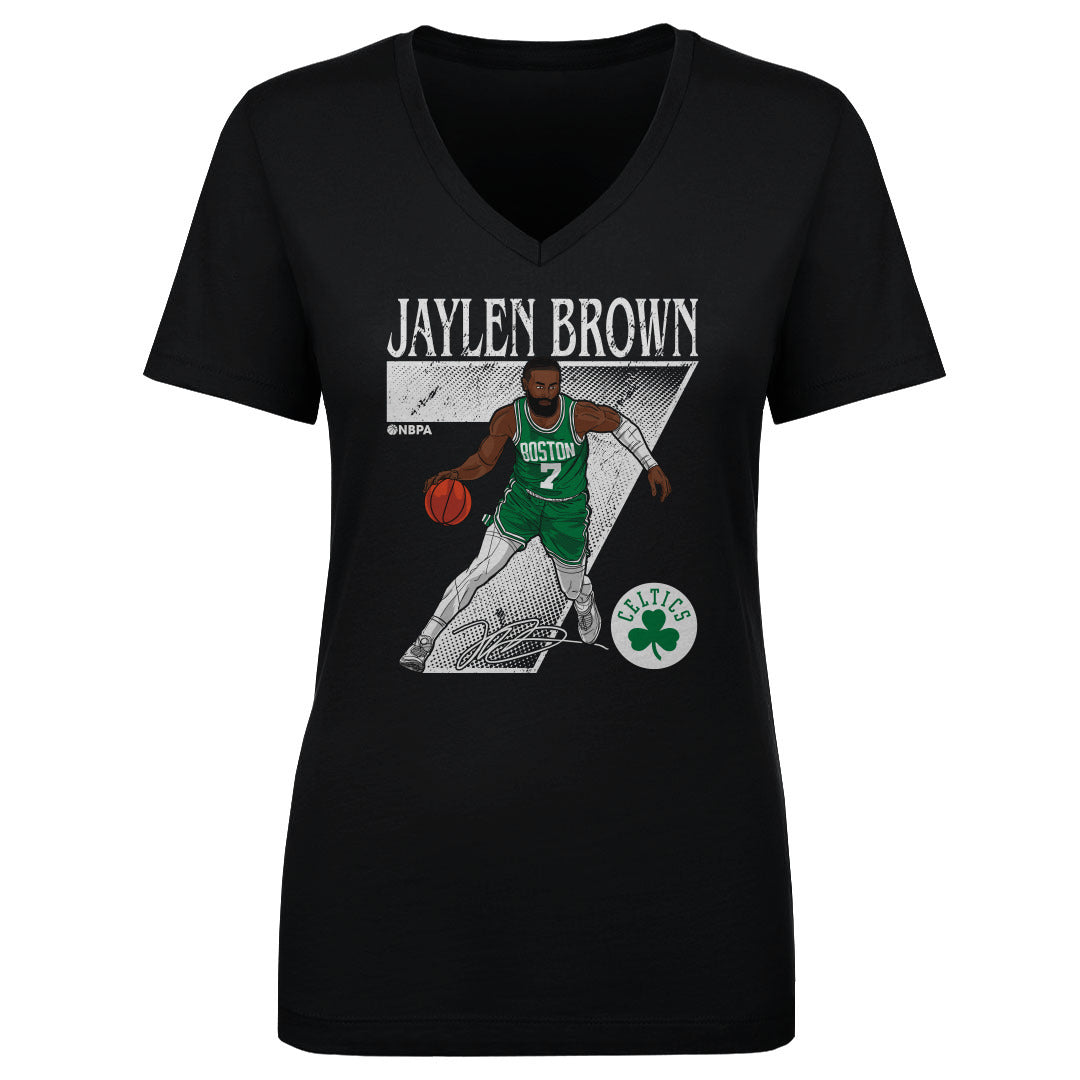 Jaylen Brown Women's V-Neck T-Shirt | 500 LEVEL