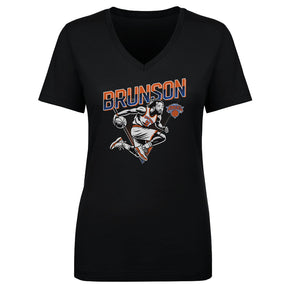 Jalen Brunson Women's V-Neck T-Shirt | 500 LEVEL