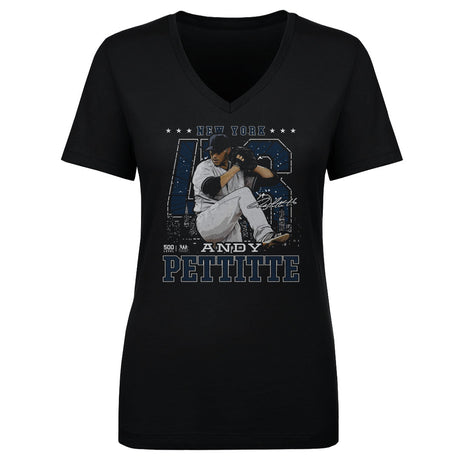 Andy Pettitte Women's V-Neck T-Shirt | 500 LEVEL