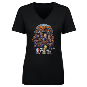 New York Knicks Women's V-Neck T-Shirt | 500 LEVEL