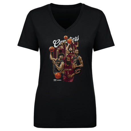 Cleveland Cavaliers Women's V-Neck T-Shirt | 500 LEVEL
