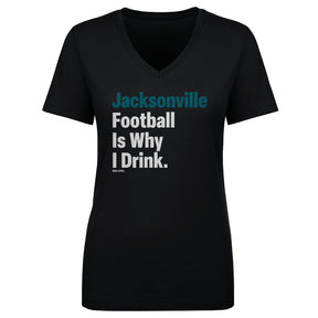 Jacksonville Football Women's V-Neck T-Shirt | 500 LEVEL