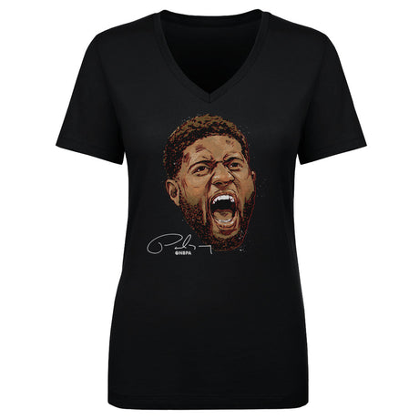 Paul George Women's V-Neck T-Shirt | 500 LEVEL
