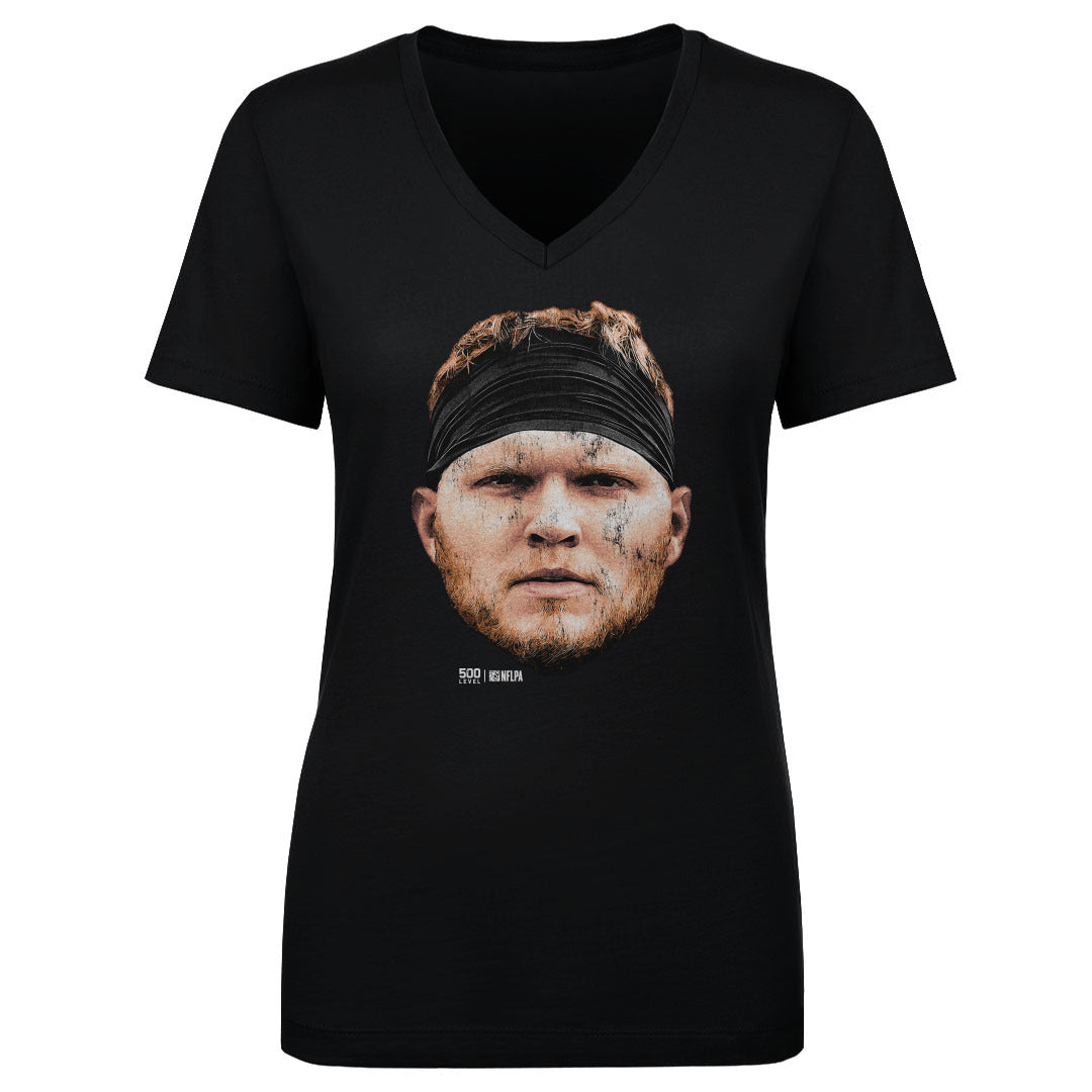 Aidan Hutchinson Women's V-Neck T-Shirt | 500 LEVEL