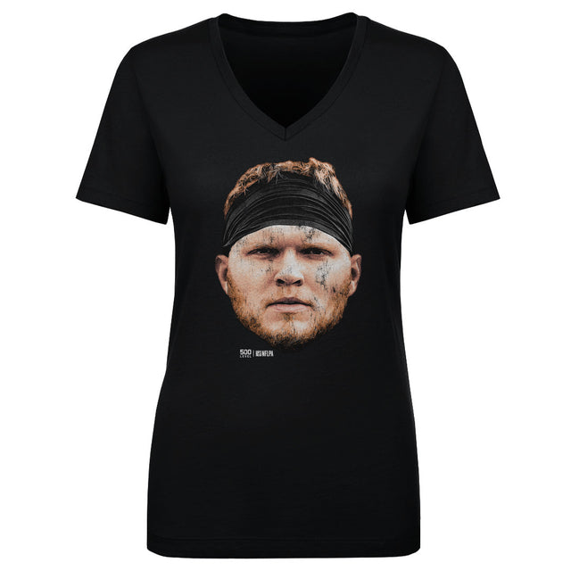 Aidan Hutchinson Women's V-Neck T-Shirt | 500 LEVEL