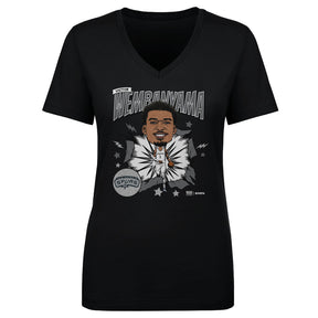 Victor Wembanyama Women's V-Neck T-Shirt | 500 LEVEL