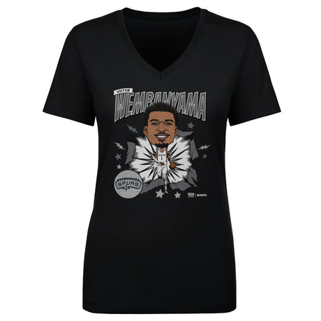 Victor Wembanyama Women's V-Neck T-Shirt | 500 LEVEL