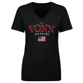 Lindsey Vonn Women's V-Neck T-Shirt | 500 LEVEL