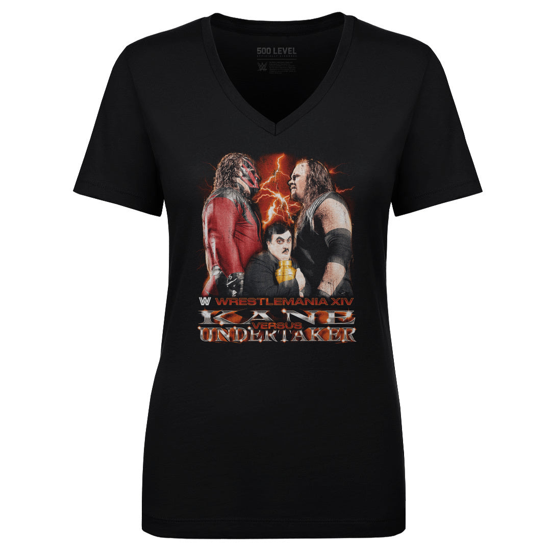 WrestleMania Women's V-Neck T-Shirt | 500 LEVEL