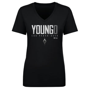 Jackie Young Women's V-Neck T-Shirt | 500 LEVEL