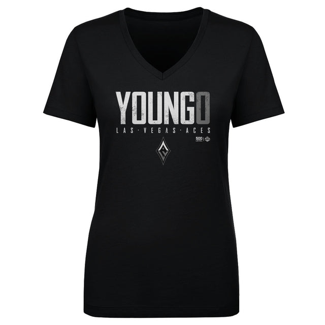 Jackie Young Women's V-Neck T-Shirt | 500 LEVEL