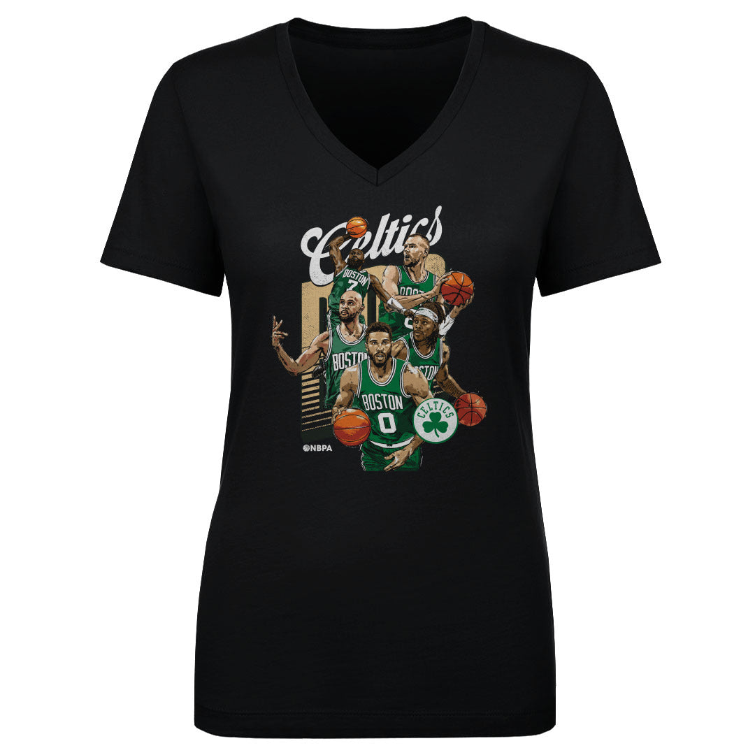Boston Celtics Women's V-Neck T-Shirt | 500 LEVEL