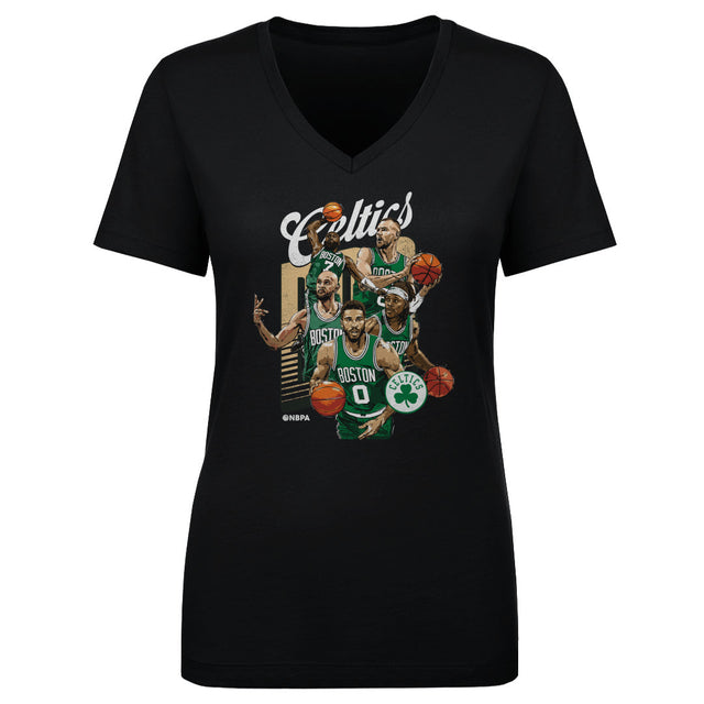 Boston Celtics Women's V-Neck T-Shirt | 500 LEVEL