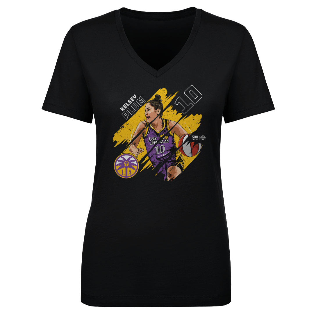 Kelsey Plum Women's V-Neck T-Shirt | 500 LEVEL