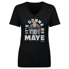 Drake Maye Women's V-Neck T-Shirt | 500 LEVEL