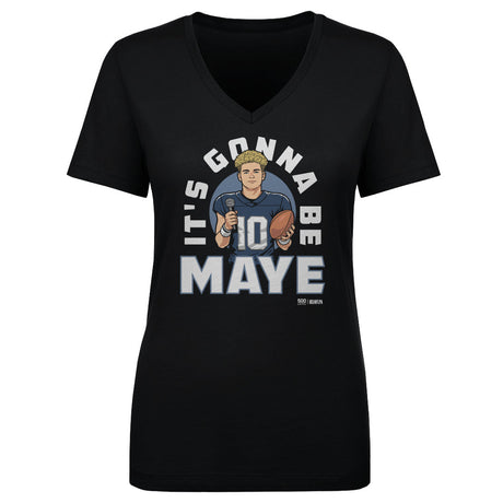 Drake Maye Women's V-Neck T-Shirt | 500 LEVEL