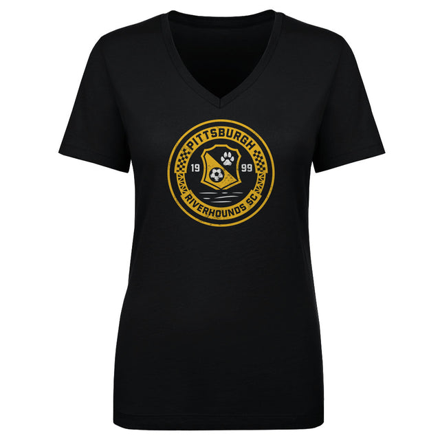 Pittsburgh Riverhounds SC Women's V-Neck T-Shirt | 500 LEVEL