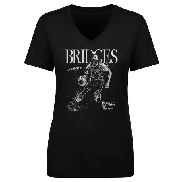 Mikal Bridges Women's V-Neck T-Shirt | 500 LEVEL