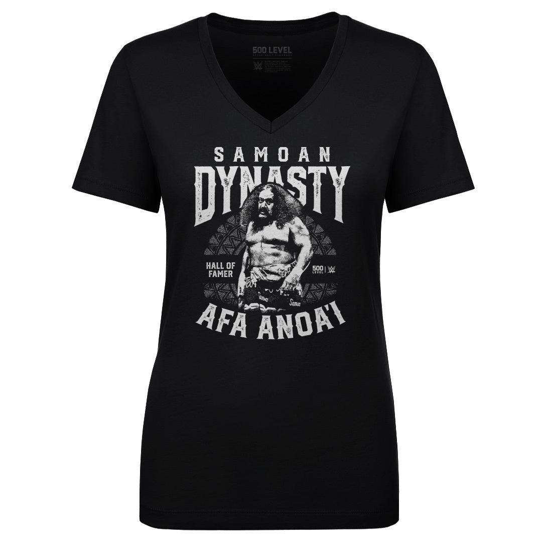 Afa Anoa'i Women's V-Neck T-Shirt | 500 LEVEL