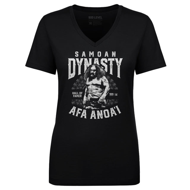 Afa Anoa'i Women's V-Neck T-Shirt | 500 LEVEL