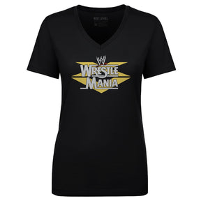 WrestleMania Women's V-Neck T-Shirt | 500 LEVEL