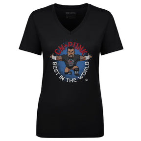 CM Punk Women's V-Neck T-Shirt | 500 LEVEL