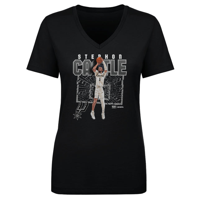 Stephon Castle Women's V-Neck T-Shirt | 500 LEVEL