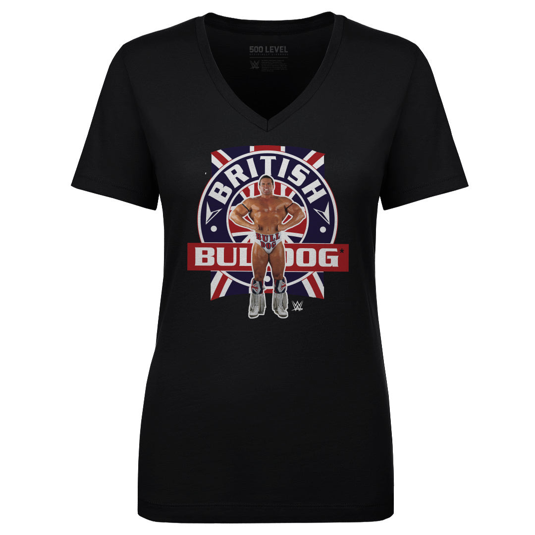 British Bulldog Women's V-Neck T-Shirt | 500 LEVEL