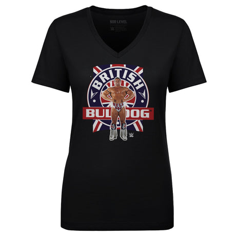 British Bulldog Women's V-Neck T-Shirt | 500 LEVEL
