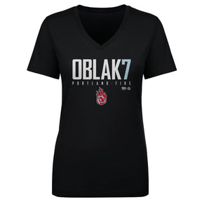 Teja Oblak Women's V-Neck T-Shirt | 500 LEVEL