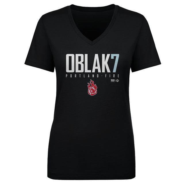 Teja Oblak Women's V-Neck T-Shirt | 500 LEVEL