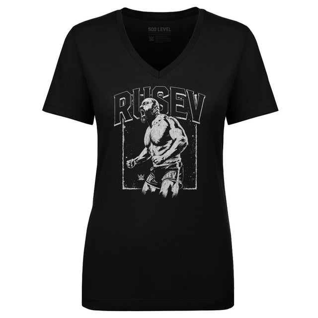 Rusev Women's V-Neck T-Shirt | 500 LEVEL