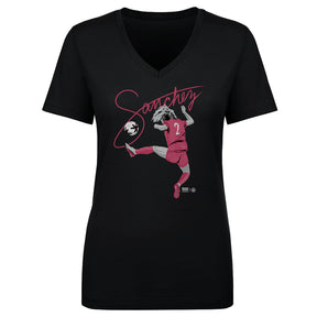 Ashley Sanchez Women's V-Neck T-Shirt | 500 LEVEL