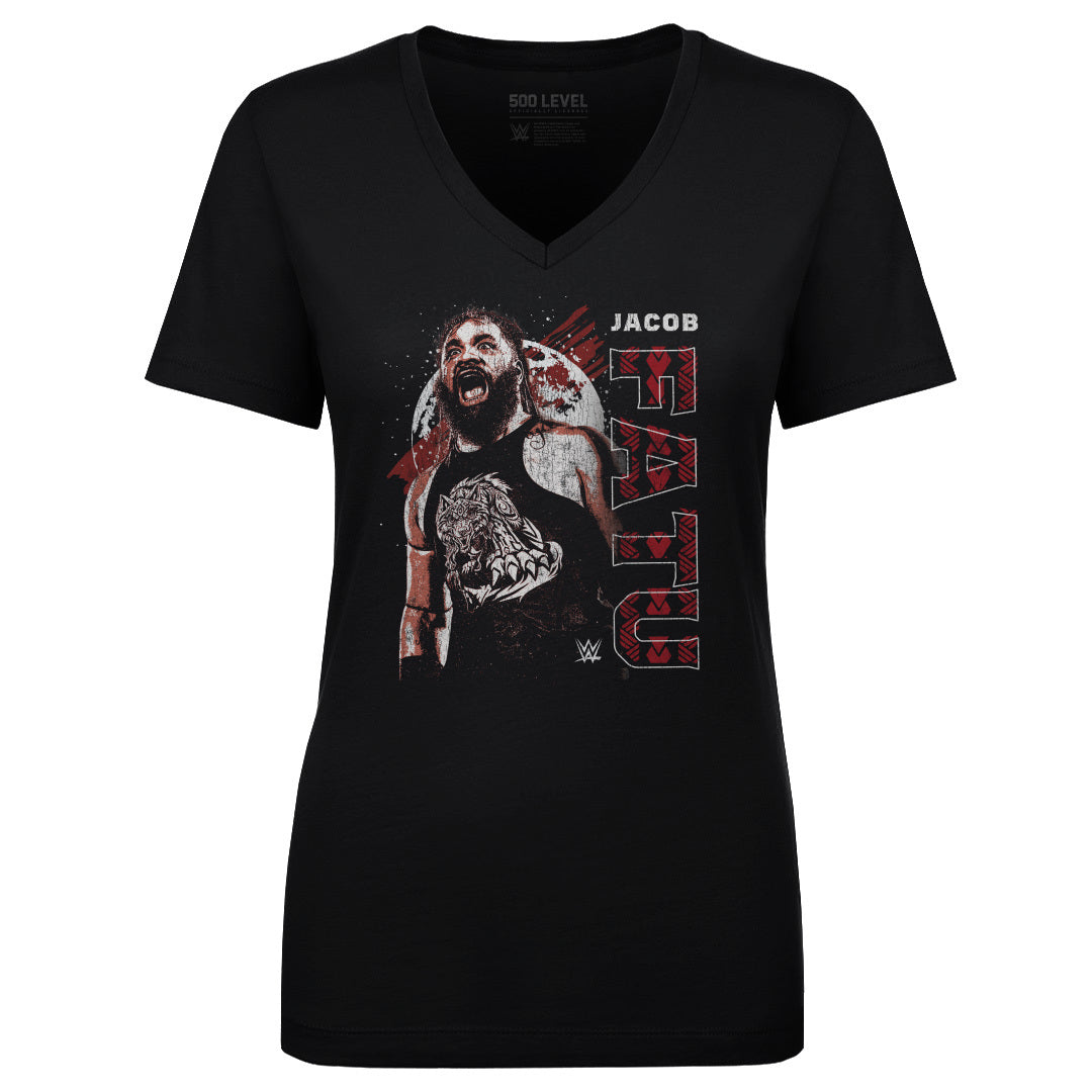 Jacob Fatu Women's V-Neck T-Shirt | 500 LEVEL