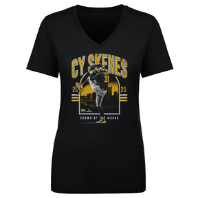 Paul Skenes Women's V-Neck T-Shirt | 500 LEVEL