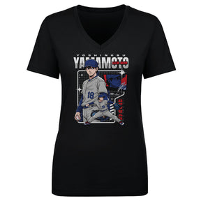 Yoshinobu Yamamoto Women's V-Neck T-Shirt | 500 LEVEL