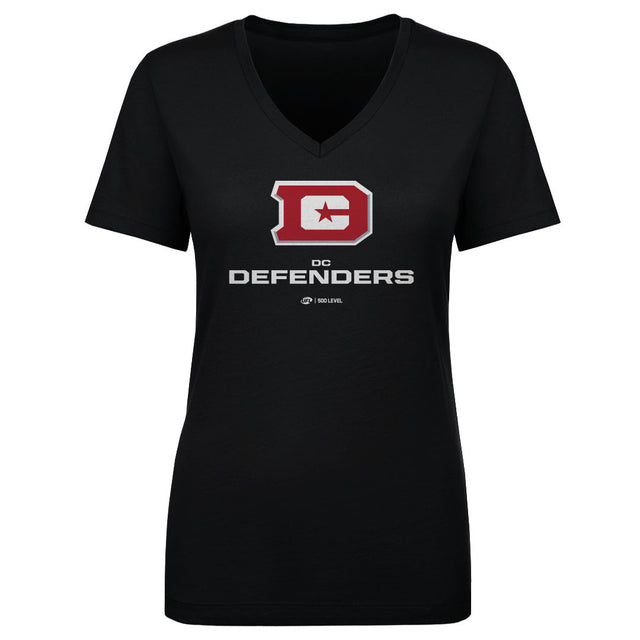 DC Defenders Women's V-Neck T-Shirt | 500 LEVEL