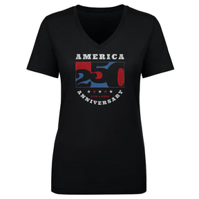 USA Women's V-Neck T-Shirt | 500 LEVEL