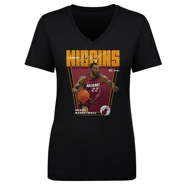 Andrew Wiggins Women's V-Neck T-Shirt | 500 LEVEL