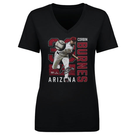Corbin Burnes Women's V-Neck T-Shirt | 500 LEVEL