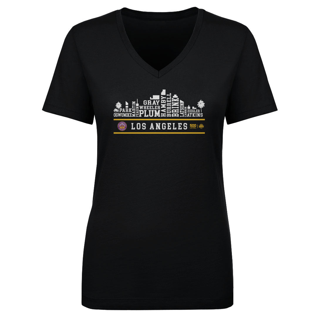 Los Angeles Sparks Women's V-Neck T-Shirt | 500 LEVEL