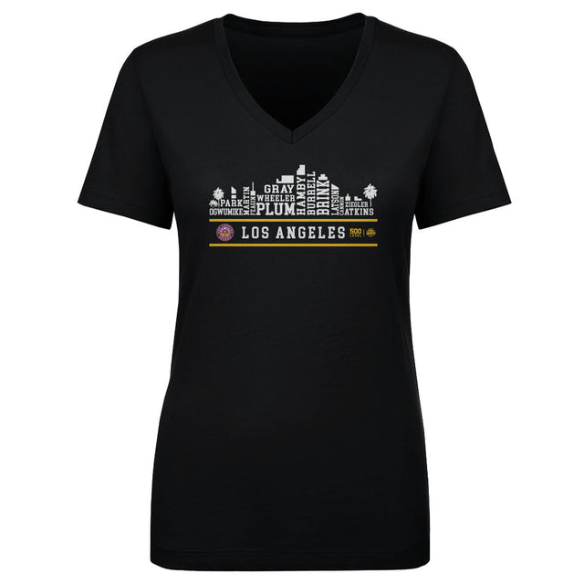 Los Angeles Sparks Women's V-Neck T-Shirt | 500 LEVEL