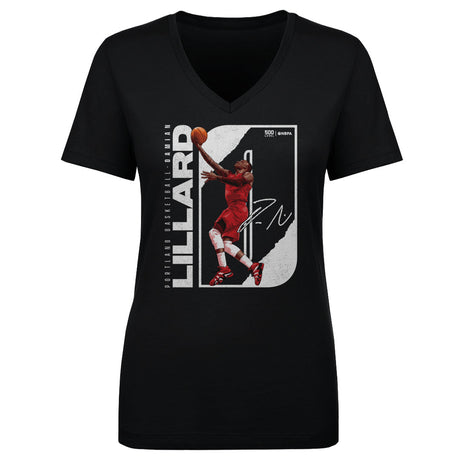 Damian Lillard Women's V-Neck T-Shirt | 500 LEVEL
